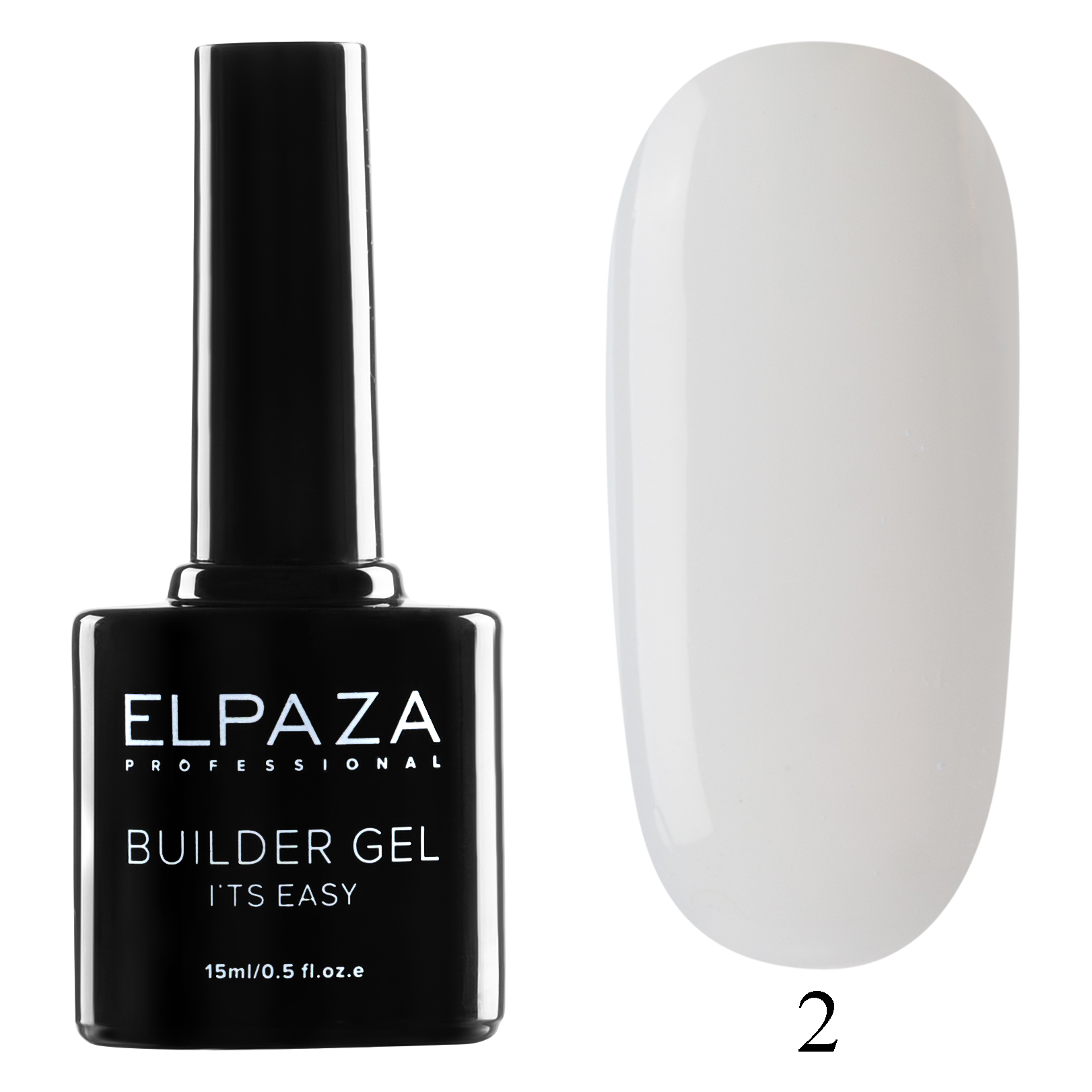 Elpaza Builder Gel It’s Easy (С кисточкой) № 02 15 гр