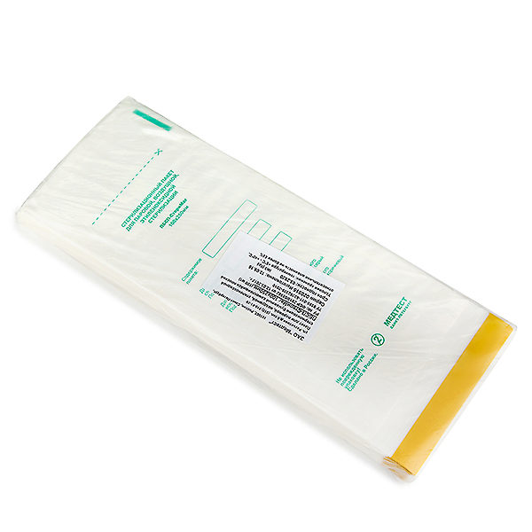 Крафт пакеты для стерилизации, белые 75х150 мм МедТест 100шт