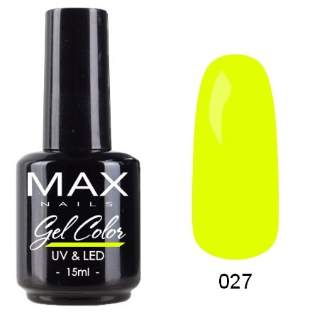 Гель-лак Max Nails 027, 15 мл